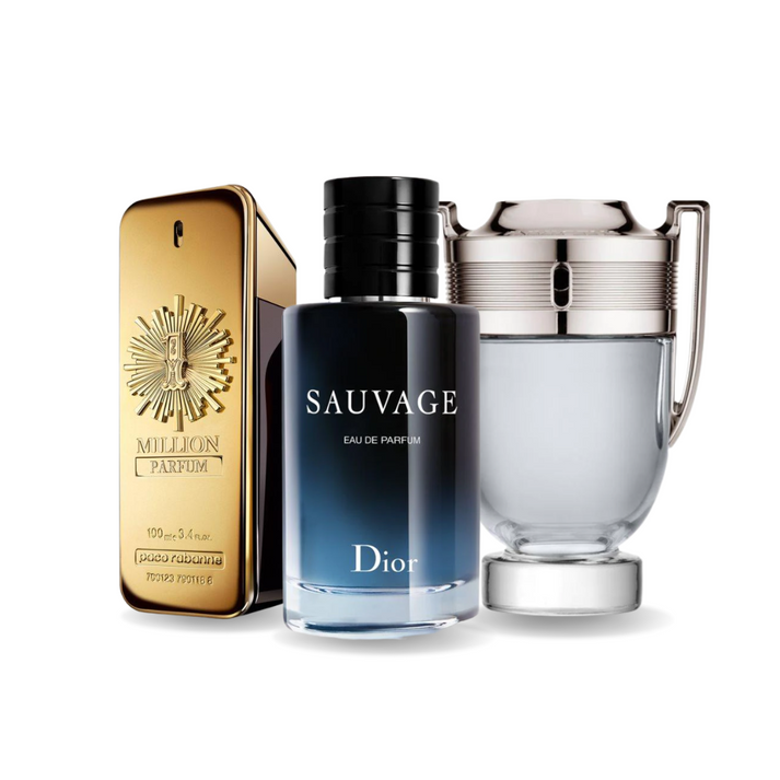 ¡Kit 2+1 gratis! One Million, Sauvage e Invictus (100 ml)